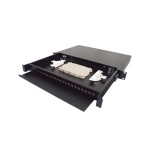 Distribuidor de fibra óptica, vacio, 19in 24 puertos