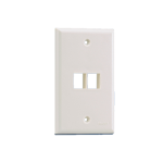 Placa de pared vertical para 2 puertos